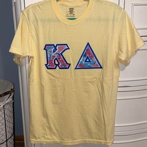 (NWOT) Kappa Delta Stitch Letter Shirt